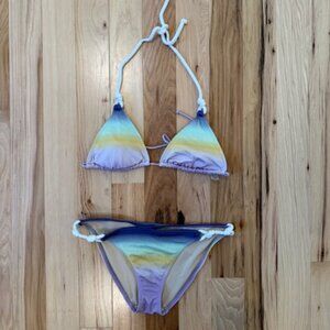 Victoria’s Secret Purple Ombré String Bikini | Top L & Bottom M